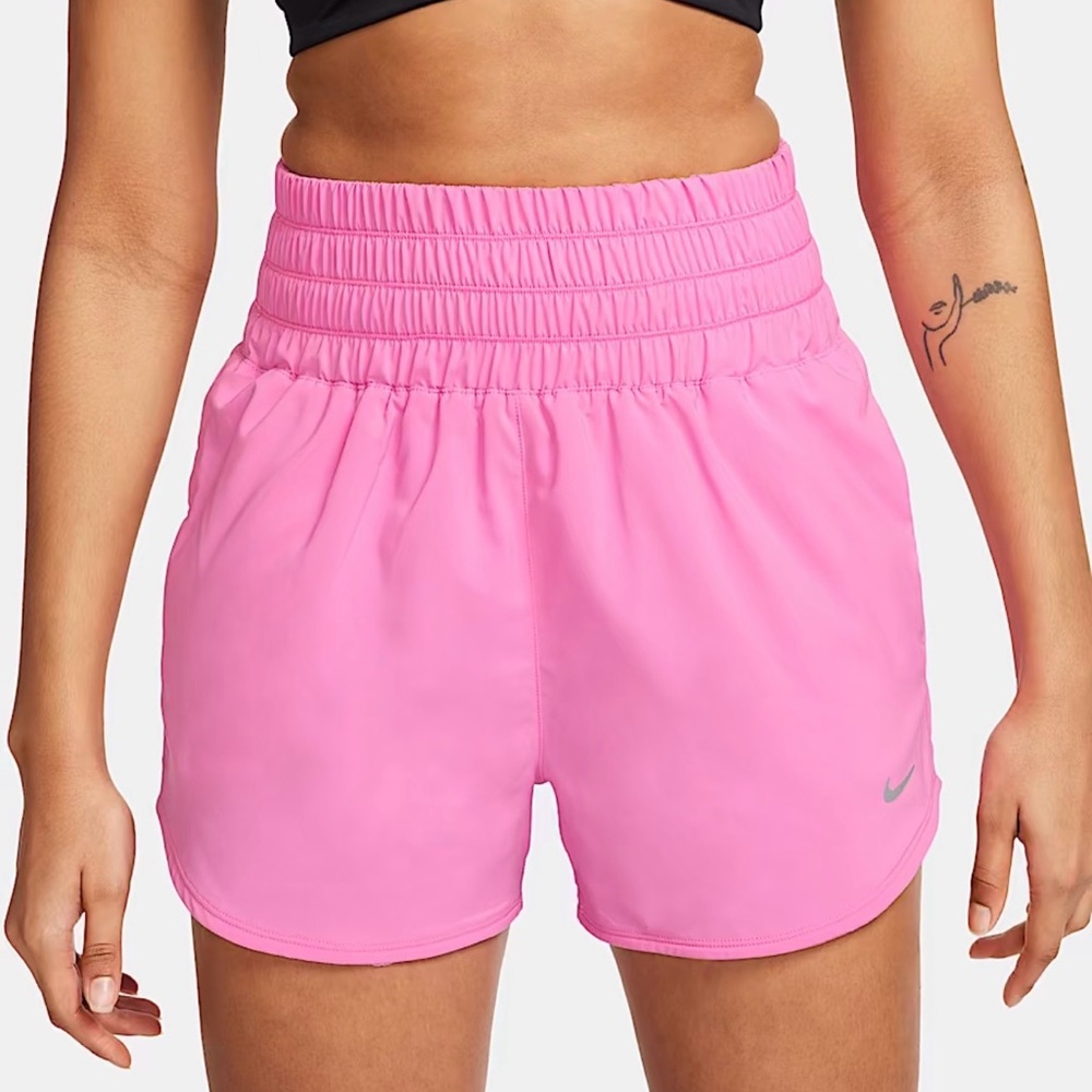 Nike One Women's Dri-Fit Ultra High Waisted 3” Brief Lined Shorts